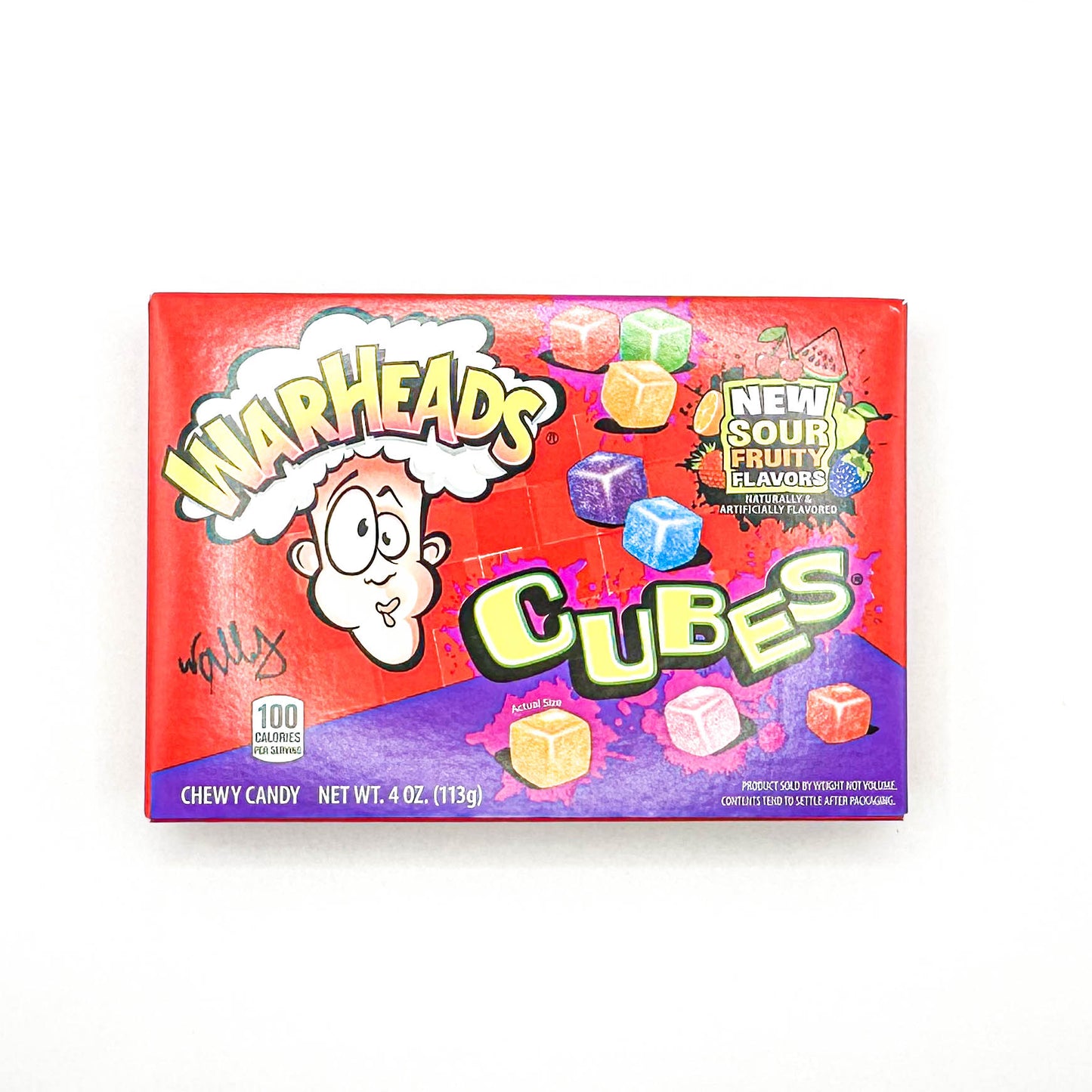 Warheads Sour Cubes Savanyú Kocka Rágós Gumicukor 113g