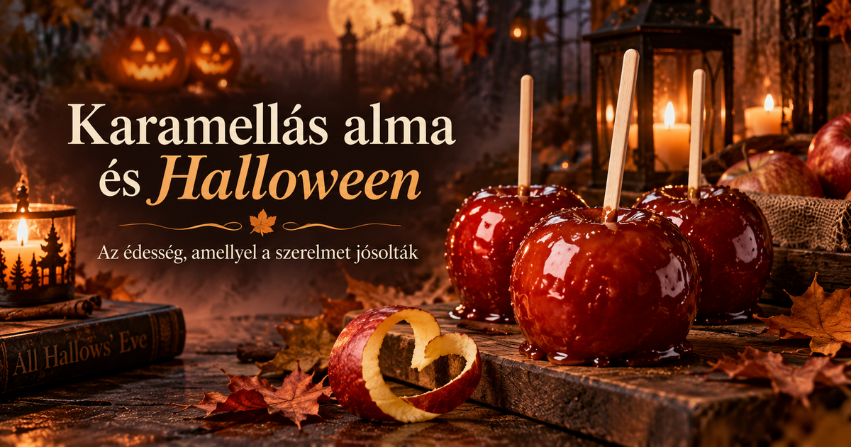 Karamellás alma Halloweenkor – az édesség, amellyel a szerelmet jósolták