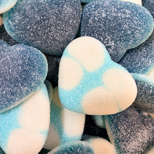 Vidal XL Raspberry Heart 100 g – Óriás Málnás Szív Gumicukor