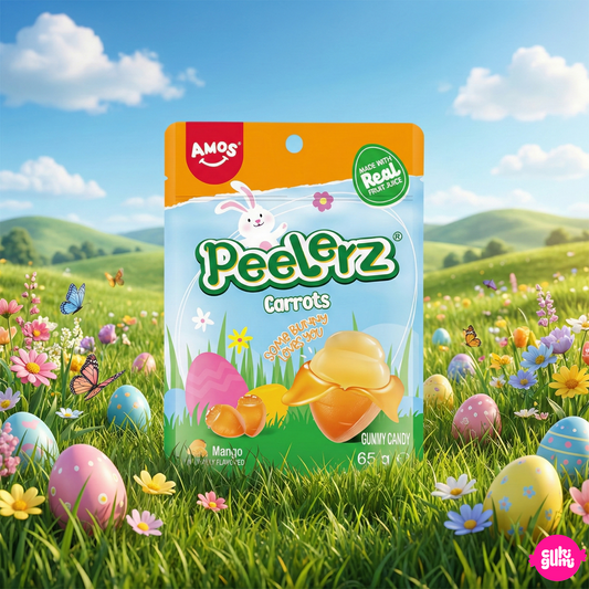 Amos Hámozható Mangó Ízű Zselé Répácskák 65 g