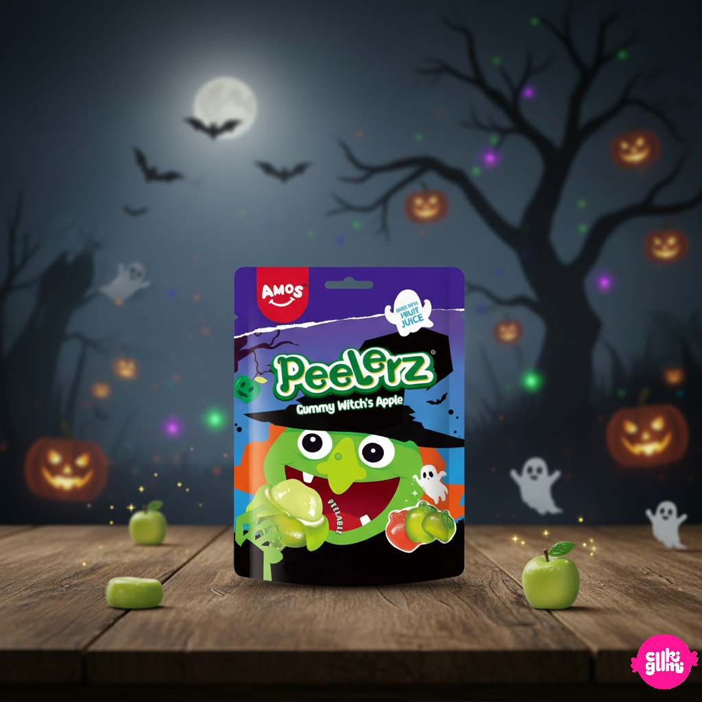 AMOS Hámozható Boszorkánygumicukor – Witch Edition 65g