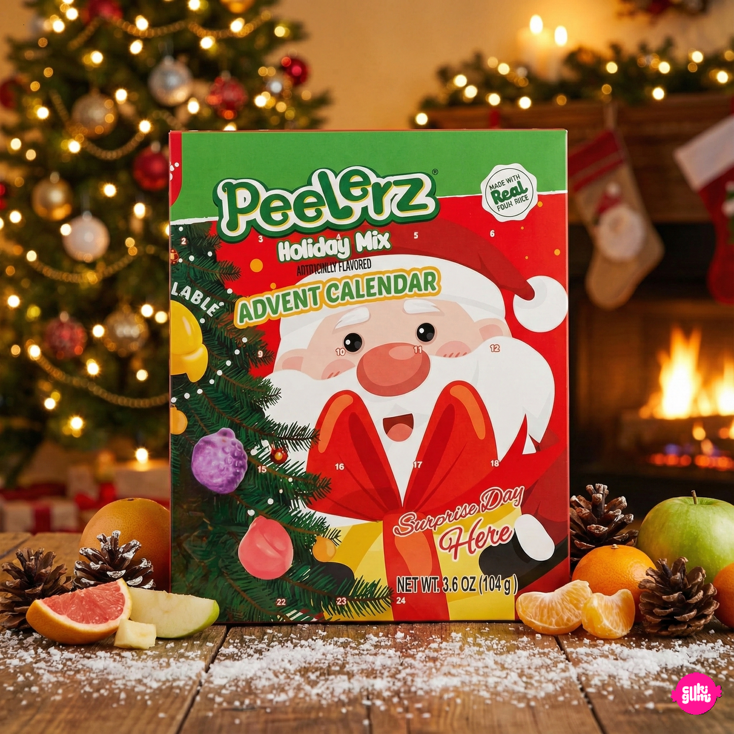 Amos Peelerz Karácsonyi Gumicukor Adventi Kalandnaptár 140 g