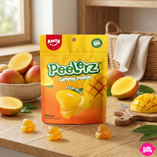 Amos Peelerz Hámozható Mango Gumicukor 65g