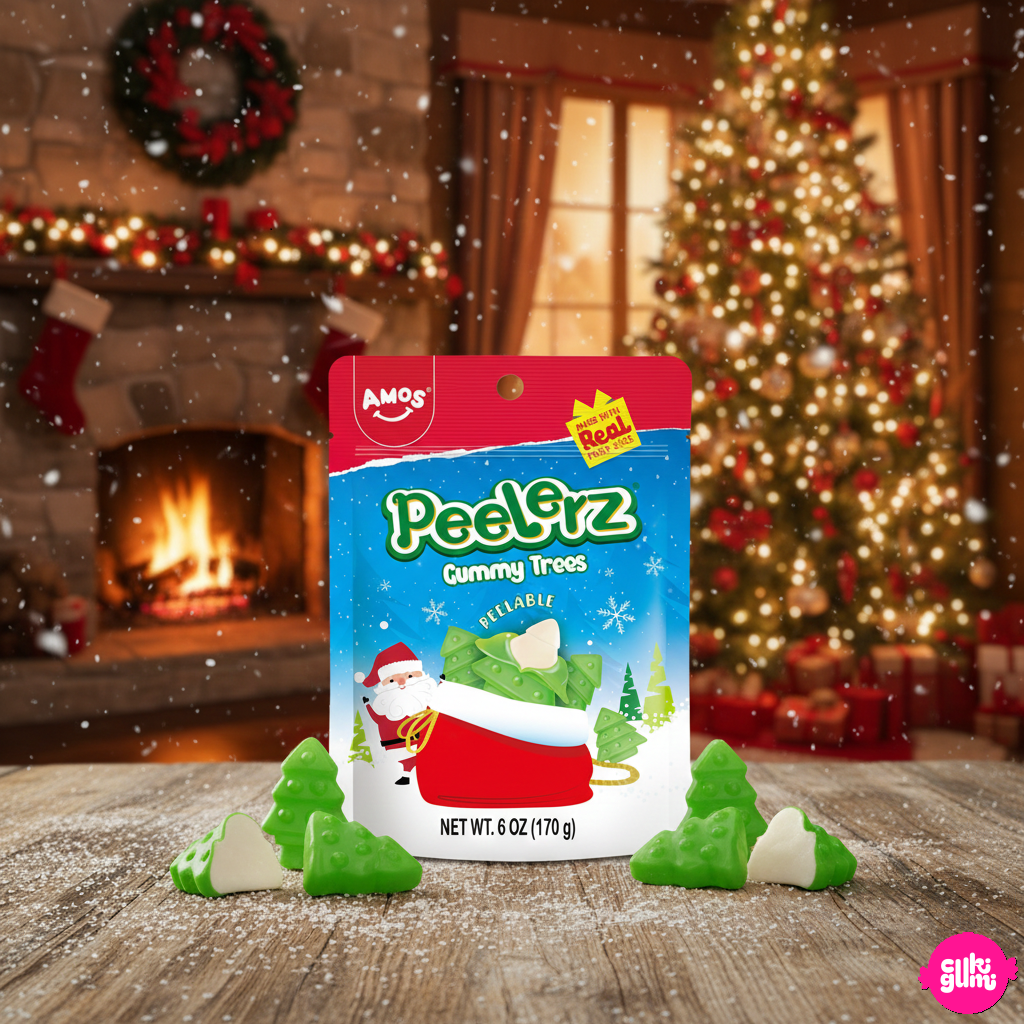 Amos Peelerz Karácsonyi Hámozható Gumifácskák 65 g