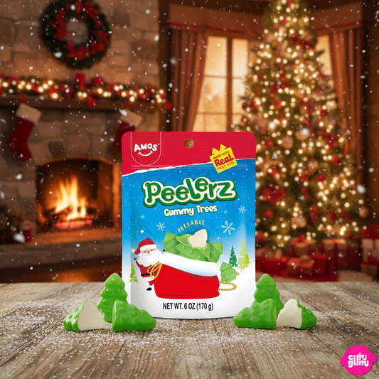 Amos Peelerz Karácsonyi Hámozható Gumifácskák 65 g