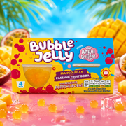 Angel Delight mangó ízű zselédesszert maracuja ízű popping bobával 4×130 g – Bubble Mango Jelly with Passion Fruit Popping Boba