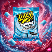 Bazooka Juicy Drop Mallows Raspberry 100 g – Savanyú Epres Malnás Marshmallow Habcukor