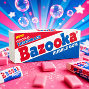 Bazooka klasszikus bubblegum ízű rágógumi 60 g – Throwback Bubble Gum Original