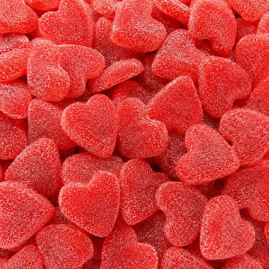 Bebeto Sour Heart 100g – Savanyú Eper Ízű Szív Gumicukor (Halal)