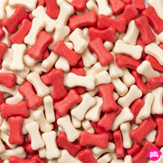 Bebeto Halal Bones 100 g – Eper-Vanilía Ízű Csont Formájú Gumicukor