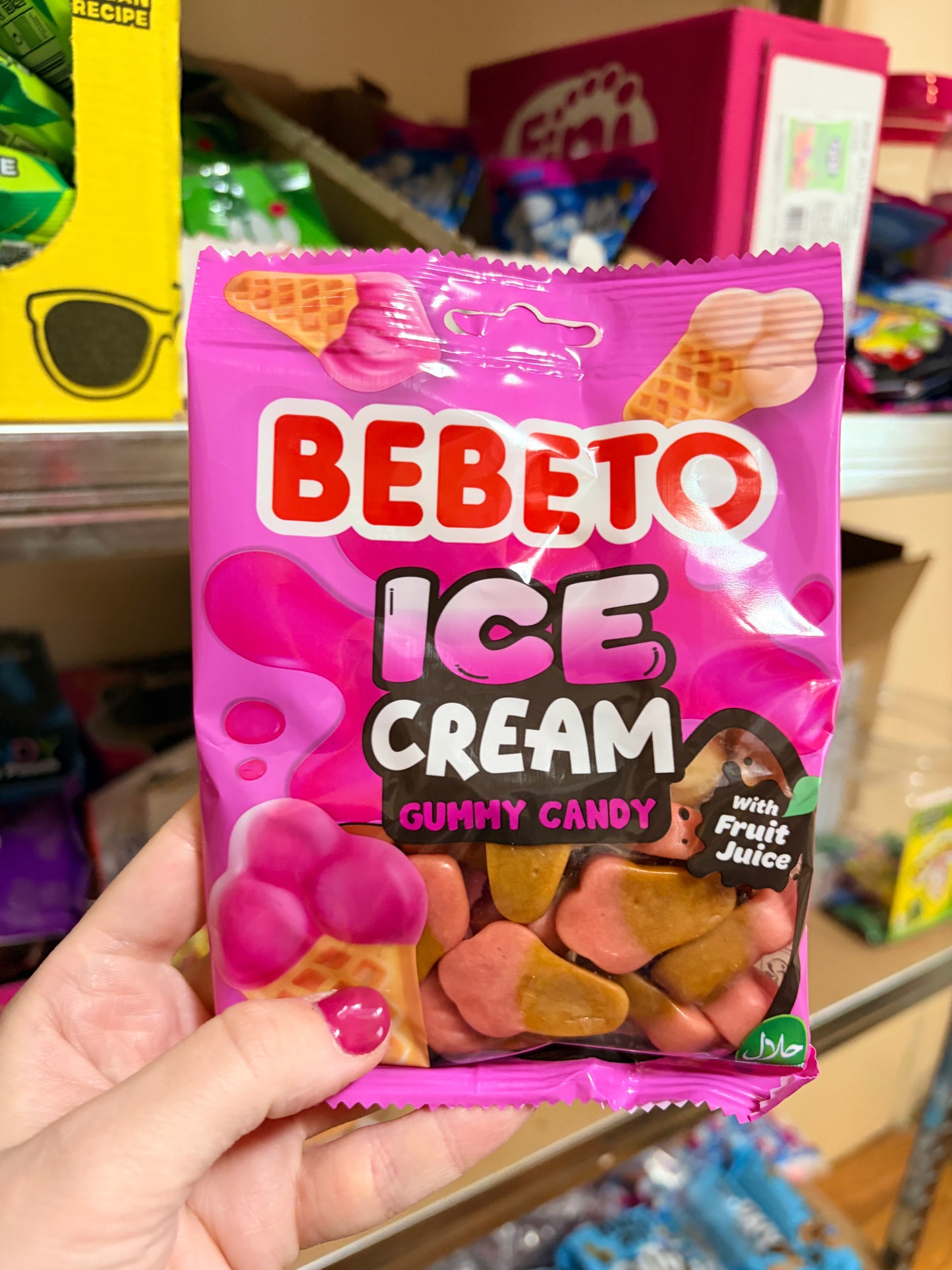 Bebeto Ice Cream 80 g – Fagyi Formájú Gumicukor Mix