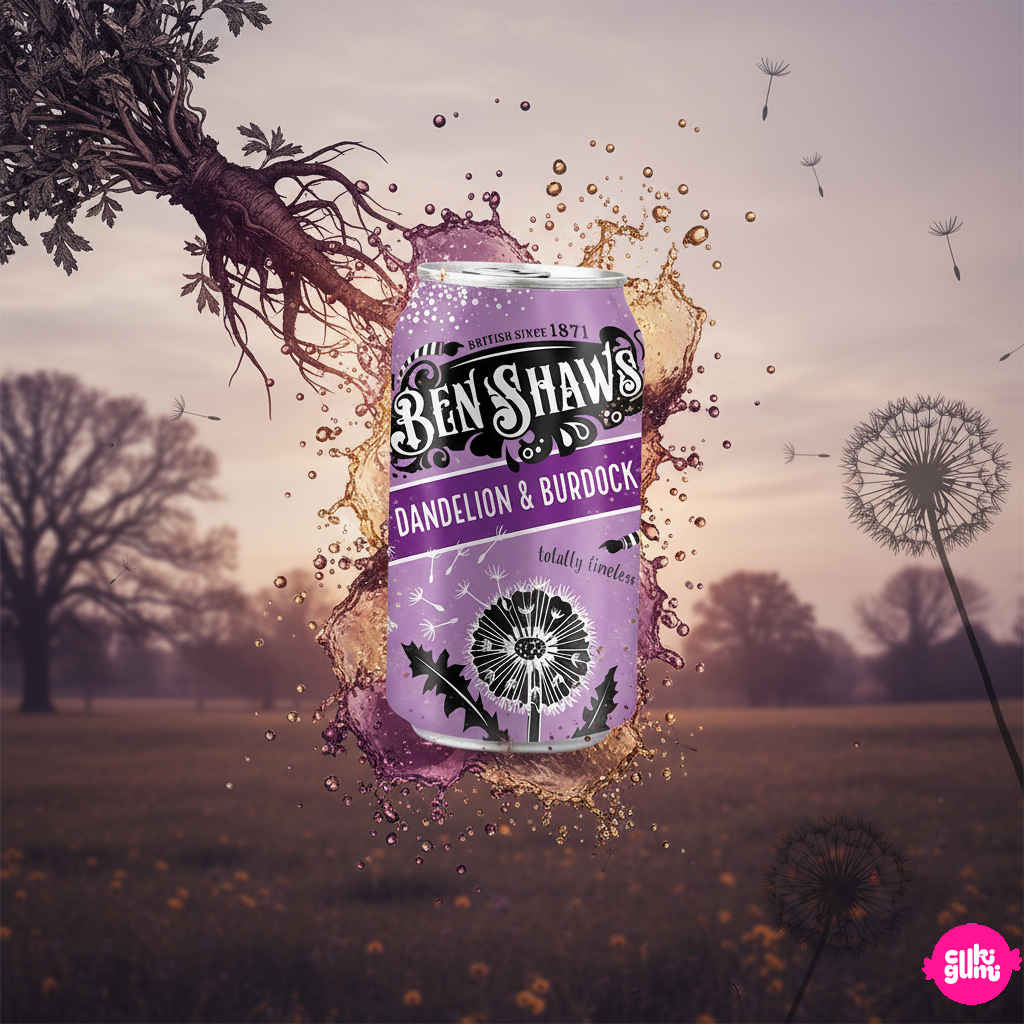 Ben Shaw’s Dandelion & Burdock – Gyömbéres-gyógynövényes szénsavas üdítőital 330ml