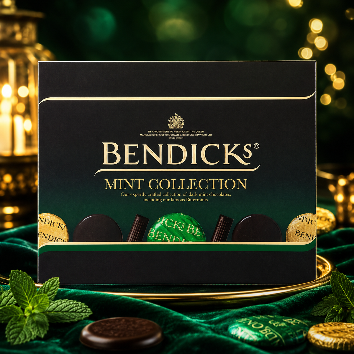 Bendicks Mint Collection Étcsokoladés Mentás Praliné Válogatás 200 g