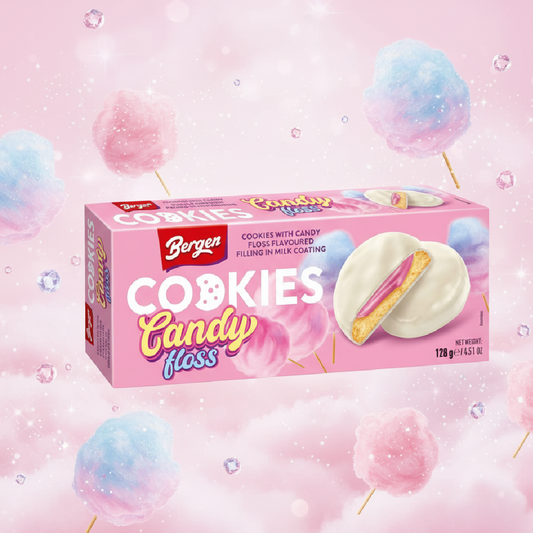 Bergen Cookies – Vattacukor Ízű Keksz 128g