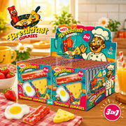 Breakfast Gummies 32g – Reggeli Témájú Vegyes Gyümölcsízű Gumicukor