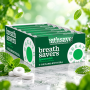 Breath Savers Spearmint – Cukormentes fodormenta ízű frissítő cukorka 21 g