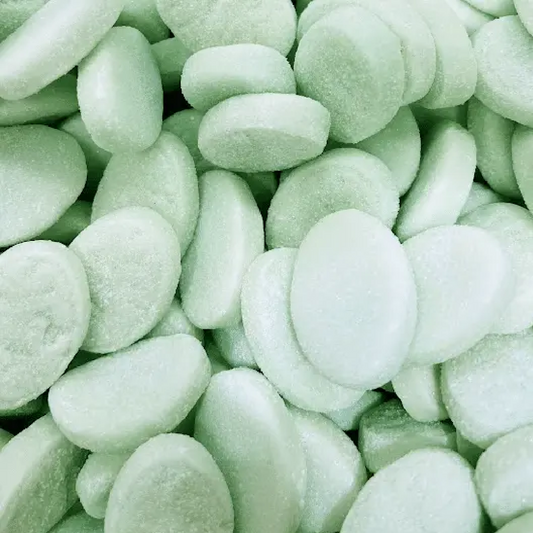 BUBS Cool Fruity Pear Mini – Körte ízű, Savanyú Vegán Gumicukor 100g