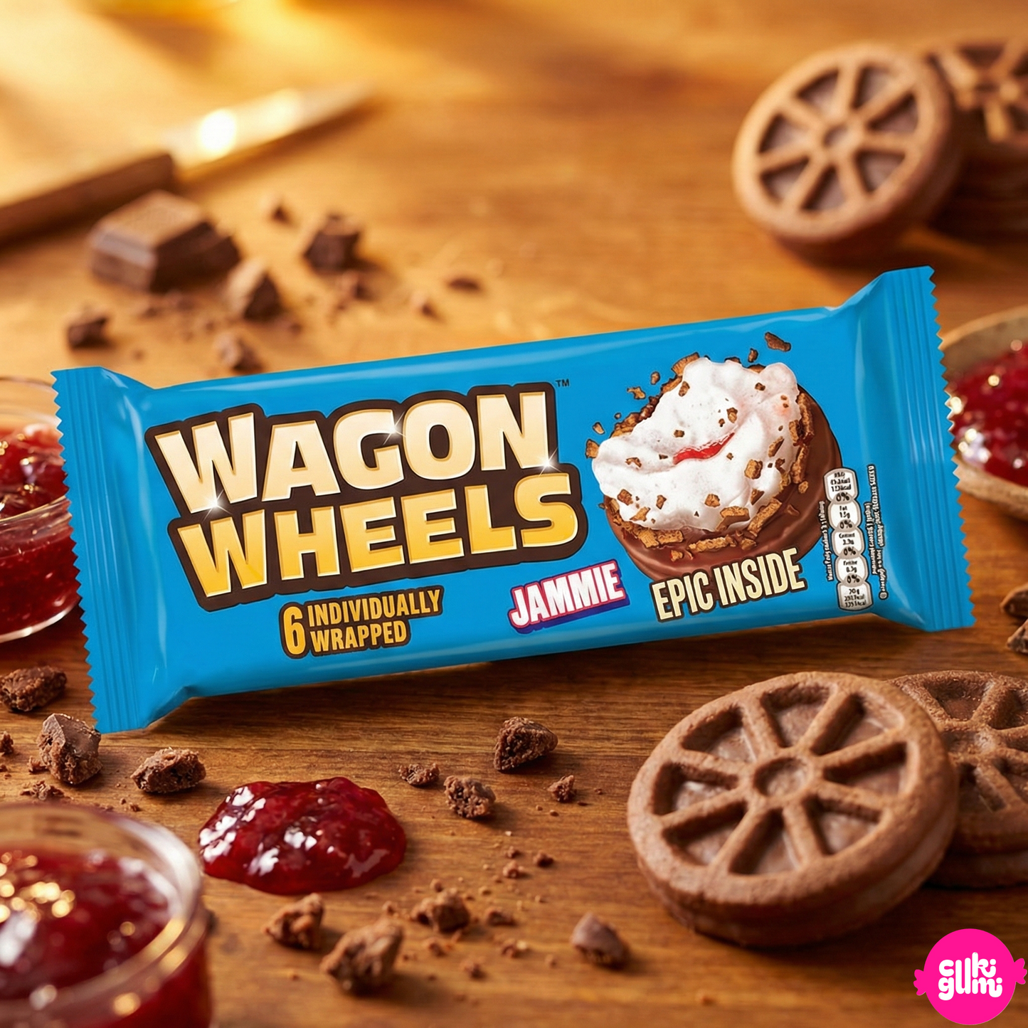 Burton's Csokoládéval Bevont Pillecukros-Lekváros Keksz 220 g