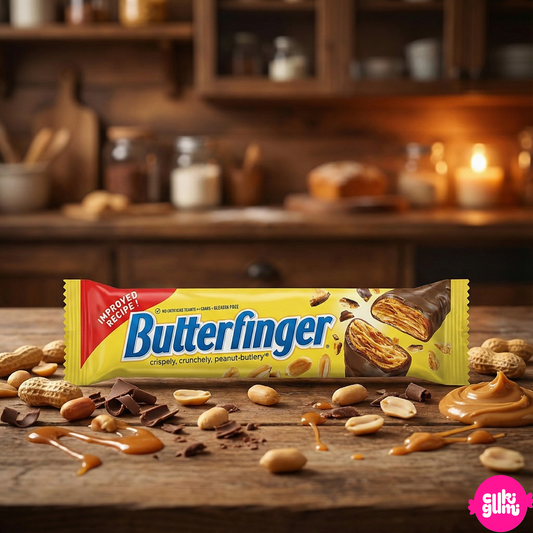 Butterfinger – Ropogós Mogyoróvajas Szelet Tejcsokoládé Ízű Bevonattal 54 g