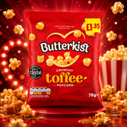 Butterkist Crunchy Toffee Popcorn 78g – Ropogós Karamellás Pattogatott Kukorica