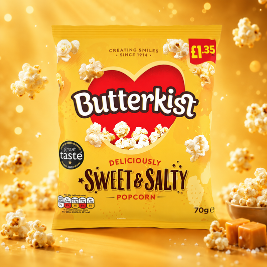 Butterkist Sweet & Salty Popcorn 70g – Édes-Sós Pattogatott Kukorica