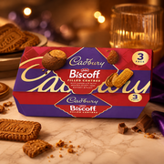 Cadbury Dairy Milk Biscoff Bauble 3 Pack Tejcsokoládé Biscoff Töltelékkel 100,5 g