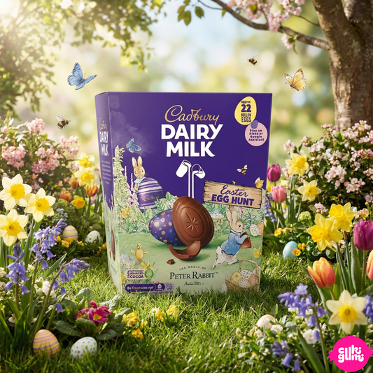 Cadbury Dairy Milk Easter Egg Hunt – Üreges tejcsokoládé tojások 317 g