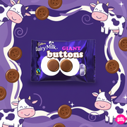 Cadbury Dairy Milk Giant Buttons – Giant Milk Chocolate Buttons 40 g