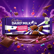 Cadbury Dairy Milk Marvellous Creations Jelly Popping Candy 160g – Zselés és Pukkanó Cukorkás Tejcsokoládé