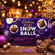 Cadbury Dairy Milk Mini Snowballs Tejcsokoládé Tábla 350 g