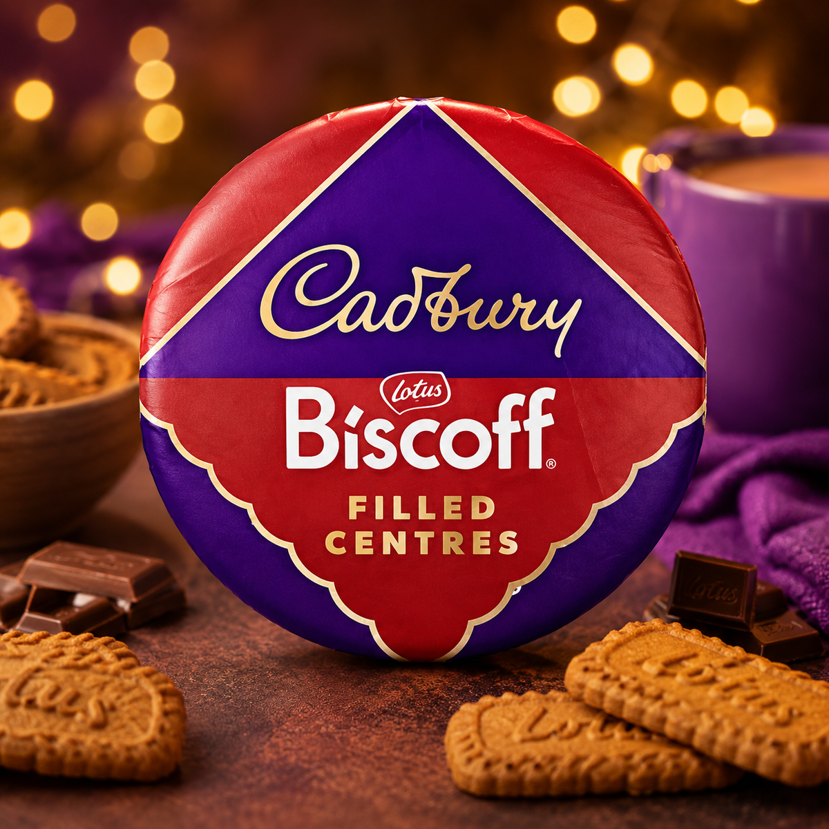 Cadbury Dairy Milk Biscoff Bauble Tejcsokoládé Tojás Biscoff Töltelékkel 33,5 g