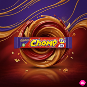 Cadbury Chomp 21 g - Karamellás tejcsokoládé szelet