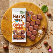 Hands Off Caramel Sea Salt 100 g - Sós karamellás krémes csokoládé szelet