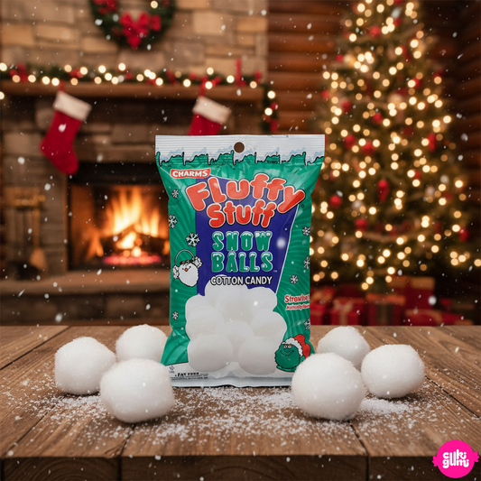 Charms Fluffy Stuff Snow Balls – Hólabda formájú vattacukor 60g
