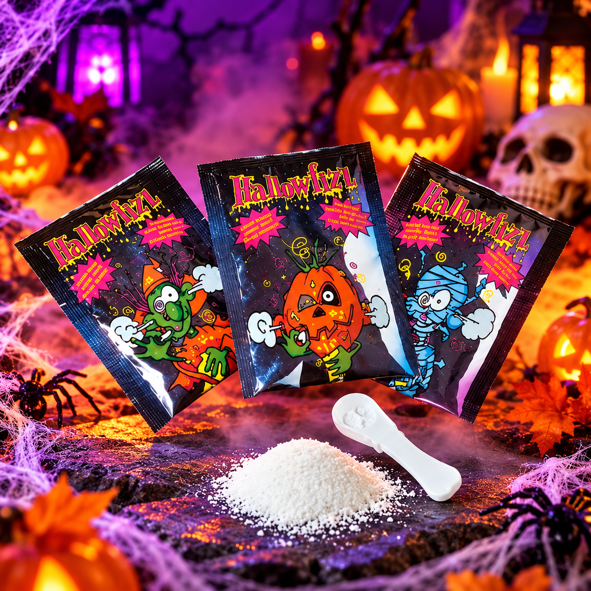 Juan Lopez Hallowfizz – Pezsgő savanyú por és cukorka 12 g