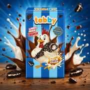Tabby kakaós kekszmorzás, tejkrémmel töltött csokoladé 50 g – Tabby Cocoa Biscuit