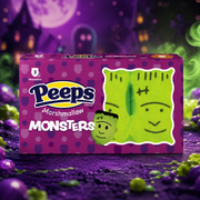 Peeps Marshmallow Monsters – Szörny pillecukor 3 db 43 g