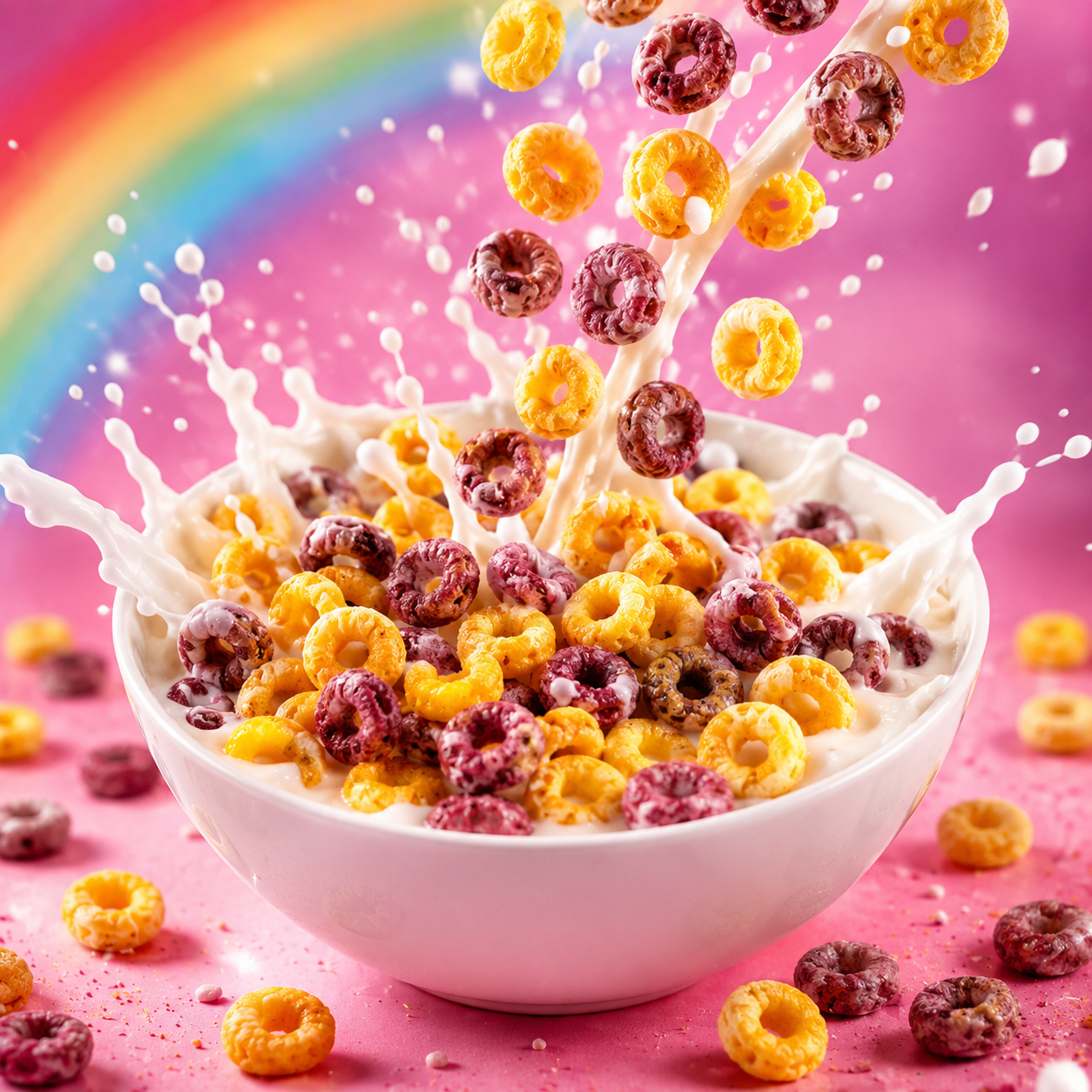 Kellogg's Froot Loops 375 g – Gyümölcsízű, Színes Gabonakarikák