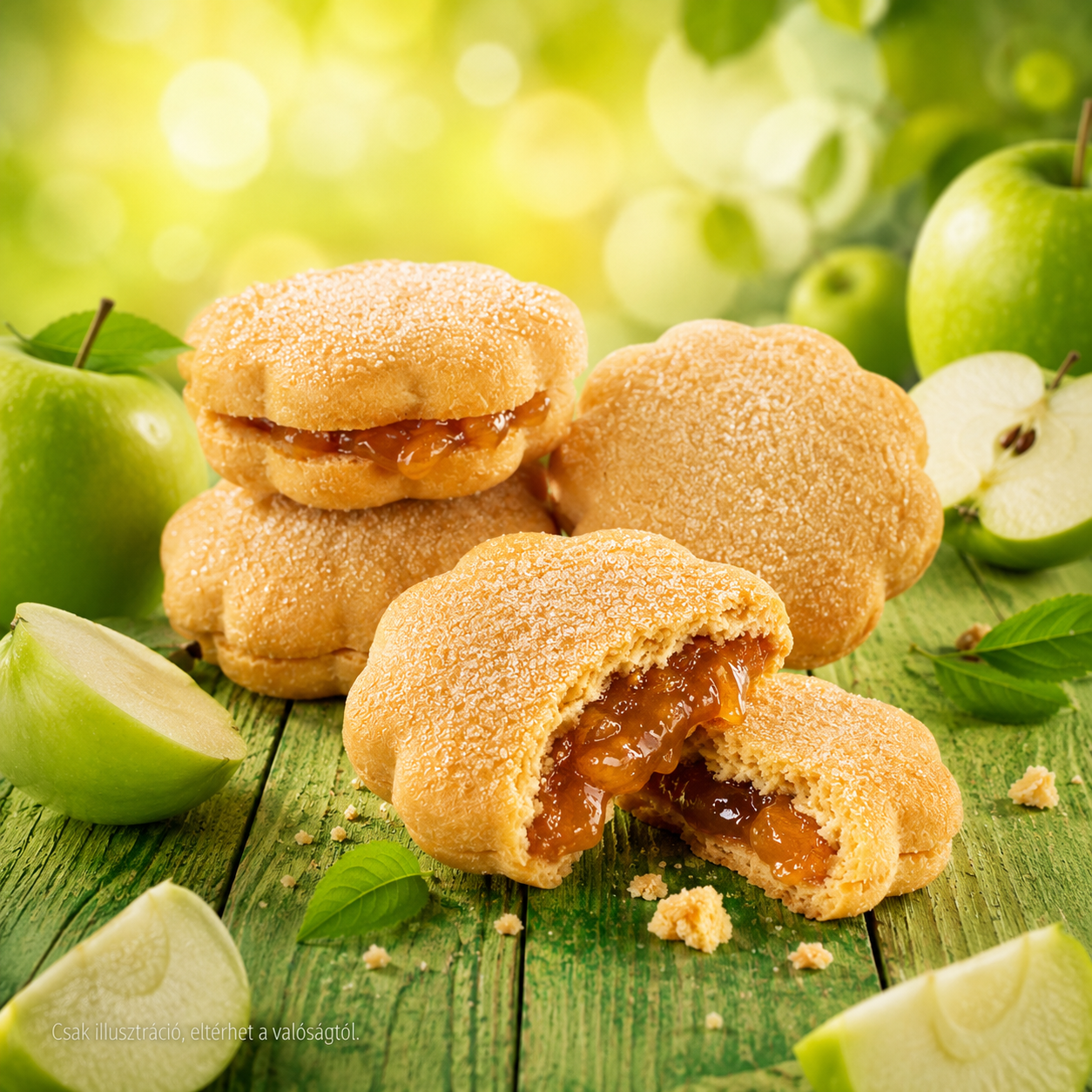 McVitie's Jammy's Apple 136,5 g – Almaízű Töltelékkel Készült Omlós Keksz