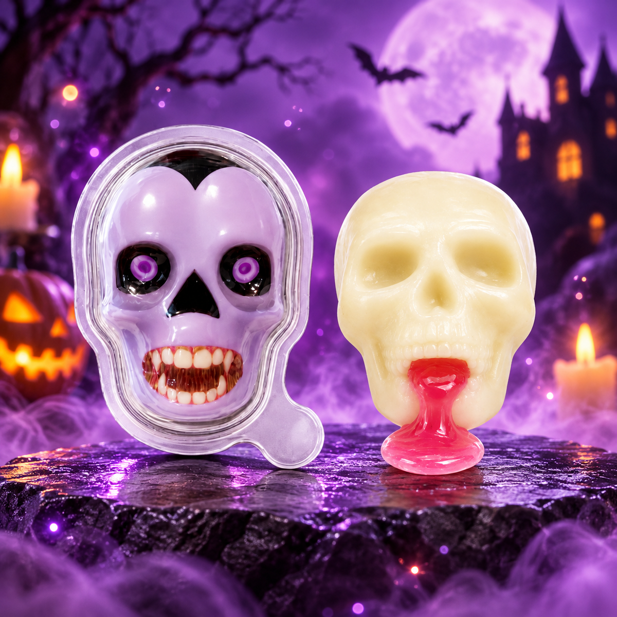 Johny Bee 3D Juicy Gummies Halloween Savanyú Töltött Gumicukor 18 g – 1 db