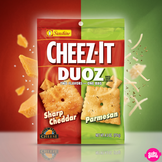Cheez-It Duoz Sharp Cheddar Parmesan 121 g – Sajtos Sült Snack