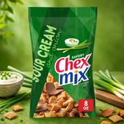 Chex Mix Sour Cream & Onion 226g – Tejfölös-Hagymás Amerikai Sós Snack Mix