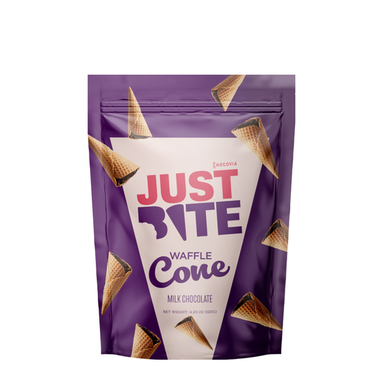 Chocovia - Just Bite - Tejcsokoládés tölcsérek 120g