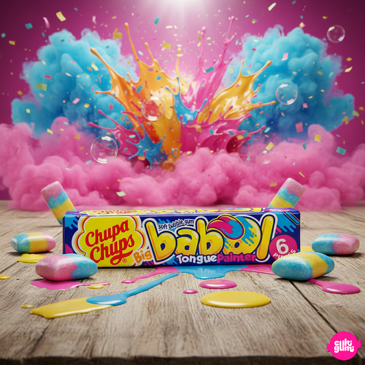 Chupa Chups Big Babol – Nyelvszínező Málnás Rágógumi