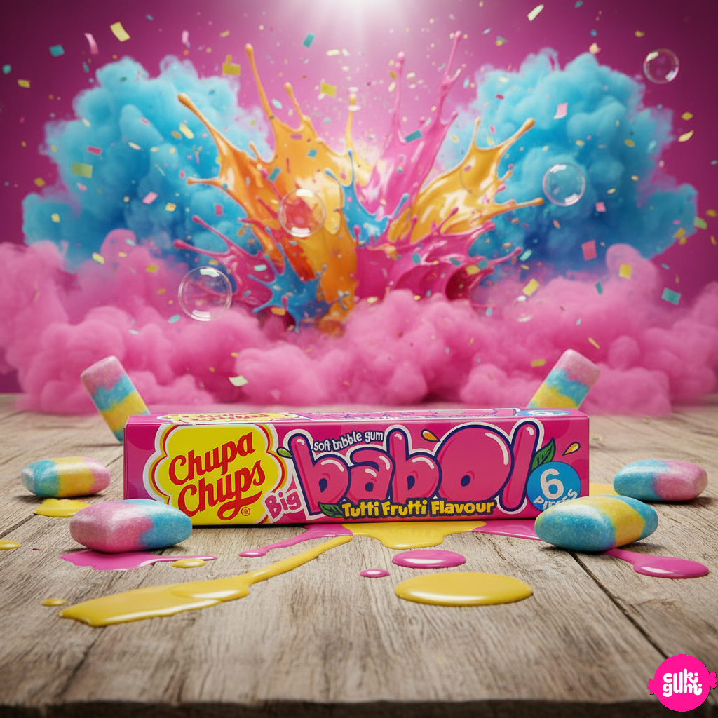 Chupa Chups Big Babol – Tutti-Frutti Rágógumi 28g