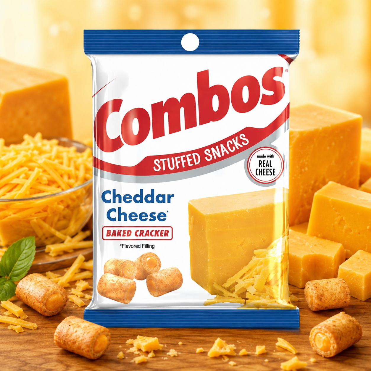 Combos Baked Cracker Cheddar Cheese 179g – Cheddar Sajtos Töltött Keksz