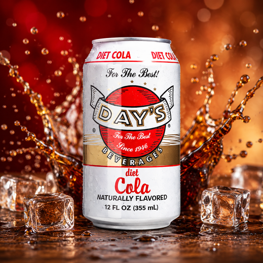 Day's Diet Cola Soda 355ml – Cukormentes Amerikai Kóla Üditőital