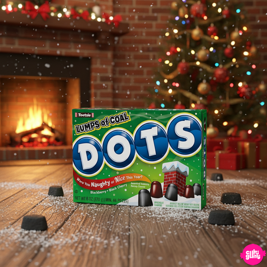 Dots Lumps of Coal – „Széncsomók” gyümölcszselé cukorka 170g