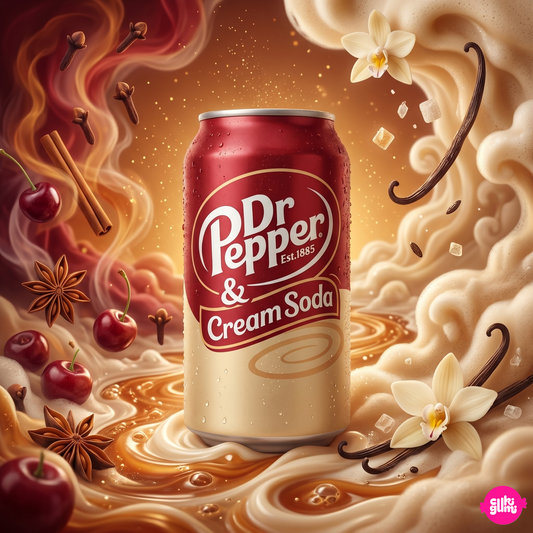 Dr Pepper & Cream Soda 355 ml – Krémes Vaníliás szénsavas Üditőital