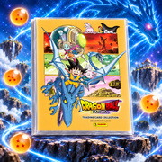 Dragon Ball DAIMA – Panini Trading Card Collection Starter Pack – Album + 4 csomag + 2 limitált kártya